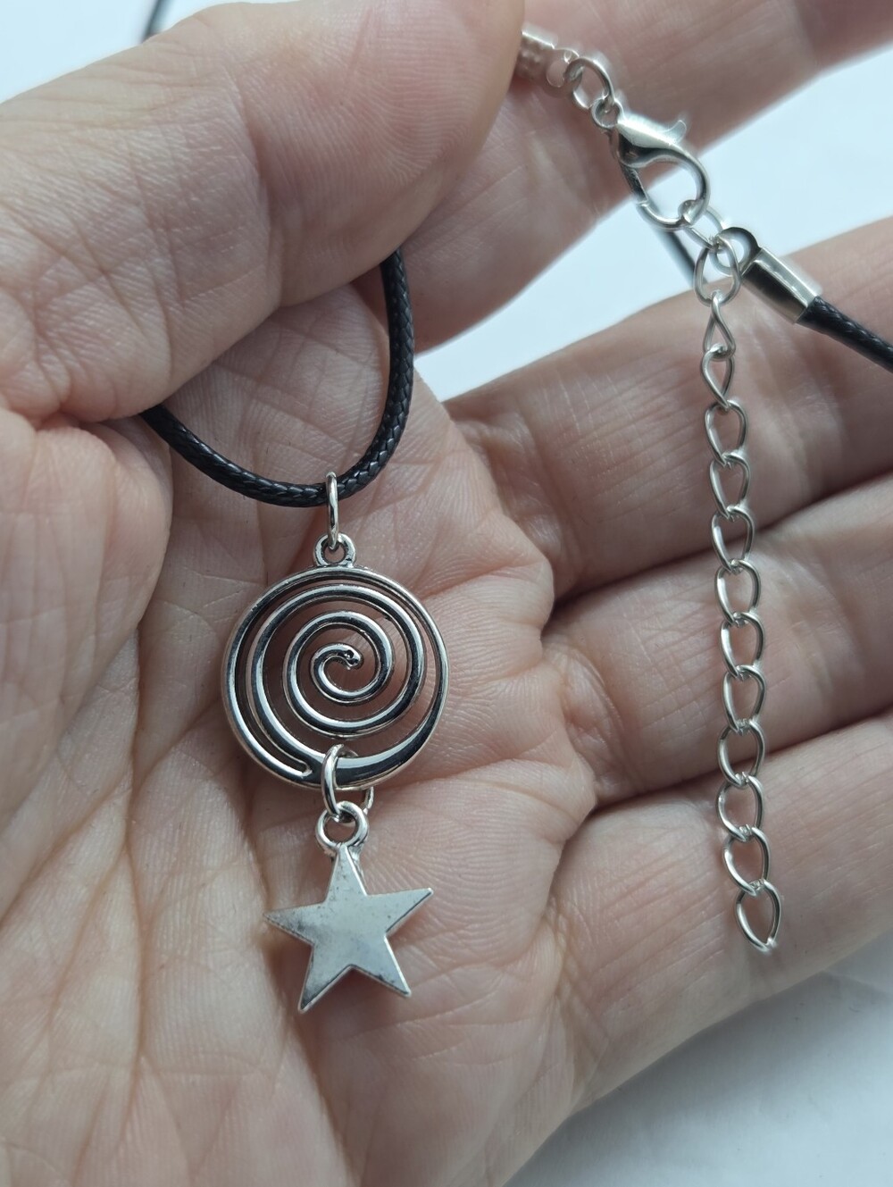Spiral Star Pendant Necklace - Women Jewelry